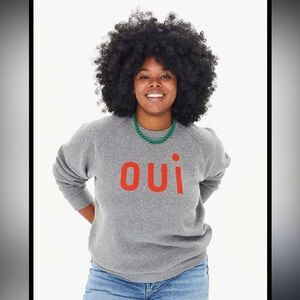 Clare V OUI sweatshirt size L